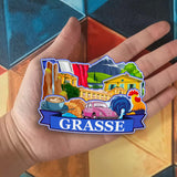 Kühlschrankmagnet für Grasse, Frankreich 2642