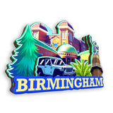 Kühlschrankmagnet für Birmingham Alabama USA 347