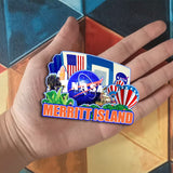 Магнит на холодильник для Мерритт-Айленда, Флорида, США, 220