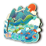 Refrigerator Magnet for Li River Scenic Area, Guilin, Guangxi, China  26