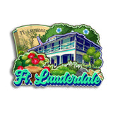 Refrigerator Magnet for Fort Lauderdale Florida USA  185