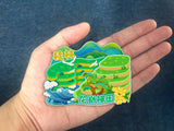 Refrigerator Magnet for Longji Rice Terraces, Guilin, Guangxi, China  17
