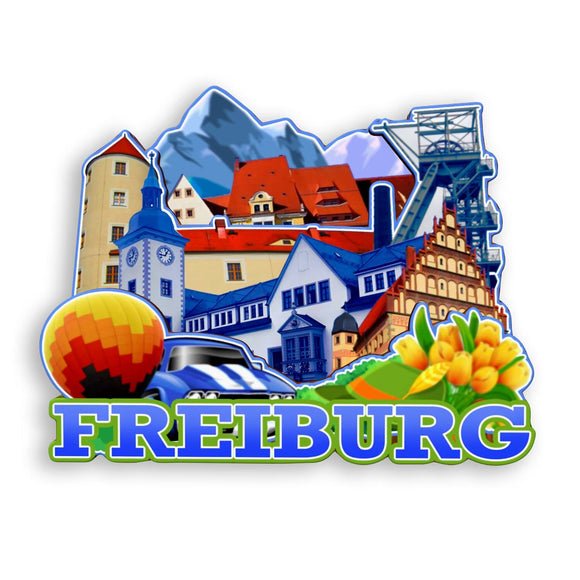 Kühlschrankmagnet für Freiburg Deutschland 1201