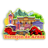 Kühlschrankmagnet für Torrejon de Ardoz Spanien 1558