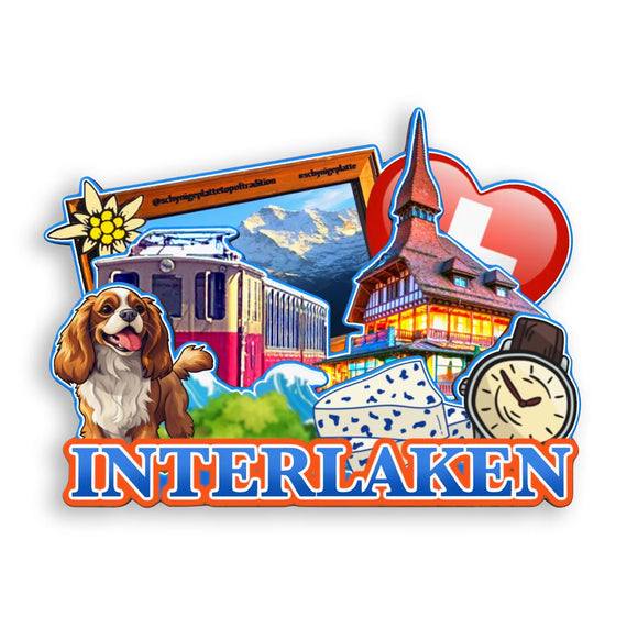 Refrigerator Magnet for Interlaken Switzerland  2041