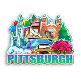 Refrigerator Magnet for Pittsburgh Pennsylvania USA  1116