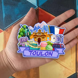 Refrigerator Magnet for Toulon France  2595
