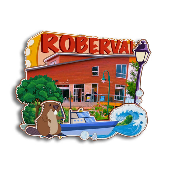 Refrigerator Magnet for Roberval Quebec Canada  131
