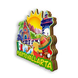 Refrigerator Magnet for Puerto Vallarta Mexico  1802