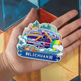 Магнит на холодильник для Личуань, Хубэй, Китай 601