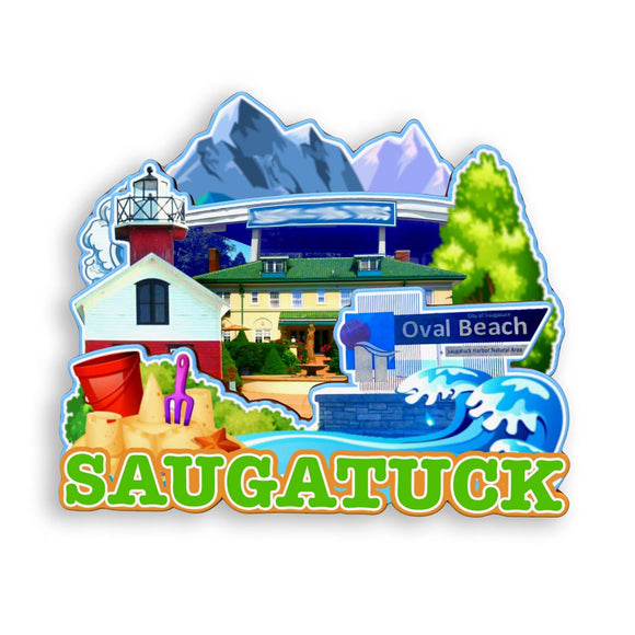 Refrigerator Magnet for Saugatuck Michigan USA  997
