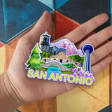 Kühlschrankmagnet für San Antonio Texas USA 384