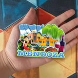 Refrigerator Magnet for Mendoza Argentina  2827