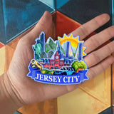 Refrigerator Magnet for Jersey City New Jersey USA  1054