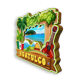Refrigerator Magnet for Huatulco Mexico  1845