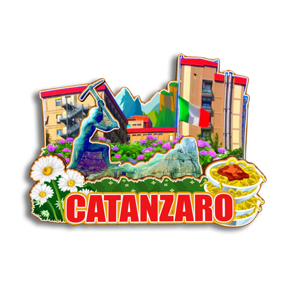 Kühlschrankmagnet für Catanzaro Kalabrien Italien 93