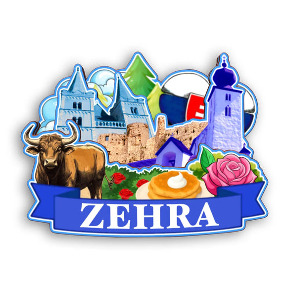 Refrigerator Magnet for Zehra Slovakia  2383