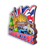 Refrigerator Magnet for Norwich UK  1464