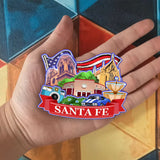 Refrigerator Magnet for Santa Fe New Mexico USA  1059