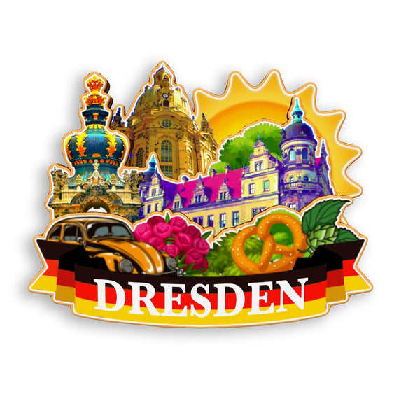 Refrigerator Magnet for Dresden Germany  1196