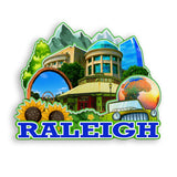 Магнит на холодильник для Роли, Северная Каролина, США, 1081