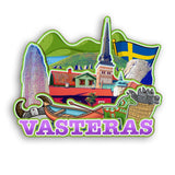 Kühlschrankmagnet für Vasteras Schweden 2178