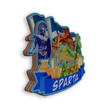 Refrigerator Magnet for Sparta Greece  1749