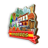 Refrigerator Magnet for Caceres Spain  1543