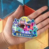 Refrigerator Magnet for Zhuhai, Guangdong, China  405