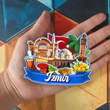 Refrigerator Magnet for Izmir Turkey  1632