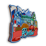 Refrigerator Magnet for Rostov Russia  2548