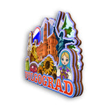 Kühlschrankmagnet für Wolgograd, Russland 2537