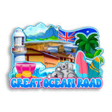 Refrigerator Magnet for Great Ocean Road Australia  2710