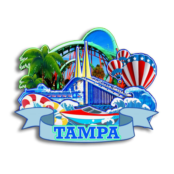 Магнит на холодильник для Тампы, Флорида, США 168