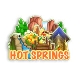 Refrigerator Magnet for Hot Springs Arkansas USA  337
