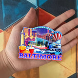 Kühlschrankmagnet für Baltimore Maryland USA 974