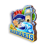 Магнит на холодильник Мармарис, Турция, 1642