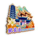 Refrigerator Magnet for Zhangjiagang, Jiangsu, China  517