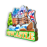 Refrigerator Magnet for Newcastle UK  1449
