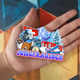 Refrigerator Magnet for Jungfraujoch Switzerland  2051
