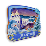Refrigerator Magnet for Antu, Jilin, China  726