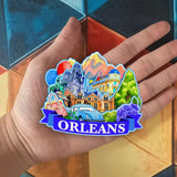 Refrigerator Magnet for Orleans France  1339