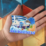 Refrigerator Magnet for Mykonos Greece  1709