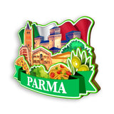 Refrigerator Magnet for Parma Italy  1312