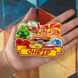Refrigerator Magnet for Ohrid North Macedonia  2506