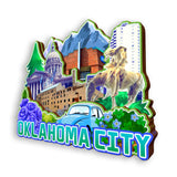 Refrigerator Magnet for Oklahoma City Oklahoma USA  1102