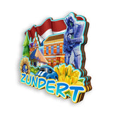 Магнит на холодильник для Zundert, Нидерланды, 1988 г.