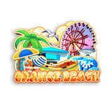 Kühlschrankmagnet für Orange Beach Alabama USA 376