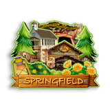 Refrigerator Magnet for Springfield Missouri USA  1022