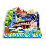 Refrigerator Magnet for Mackinac Island Michigan USA  999